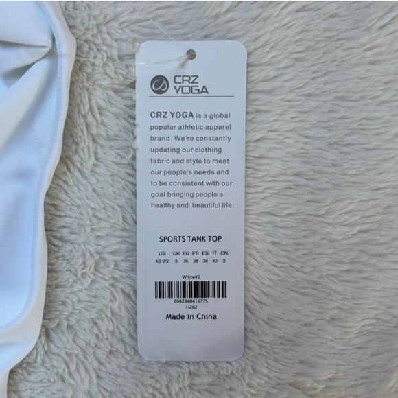 CRZ YOGA Butterluxe Womens Square Neck Longline Sports top NEW WITH TAGS - Picture 6 of 8